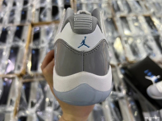 Chep Onekick Low Jordan Air Grey 11 Cement AV2187-140 0818